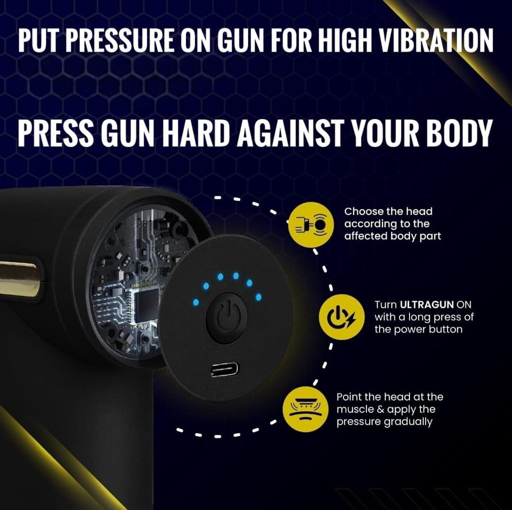 Pro Massage Gun – Deep Tissue Percussion Massager