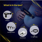 Pro Massage Gun – Deep Tissue Percussion Massager