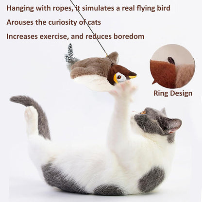 USB Rechargeable Flapping Bird Cat Toy