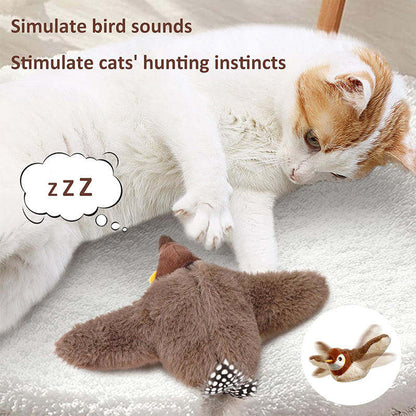 USB Rechargeable Flapping Bird Cat Toy