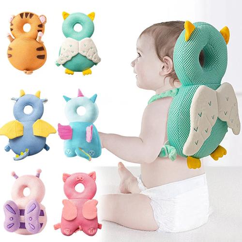 Baby Head Protection Pillow Backpack – Toddler Anti-Fall Head Protector Cushion for Crawling & Walking, Soft Breathable Safety Pad with Adjustable Shoulder Straps