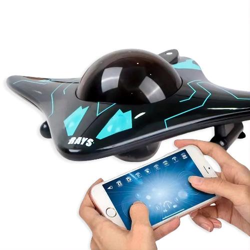 APP Remote Control UFO Flying Ball Toy – Gesture Sensor Hover Drone with LED Lights, Rechargeable Indoor & Outdoor Flying Toy for Kids and Teens