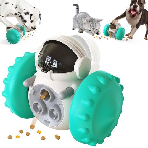 Interactive Pet Treat Dispenser Toy – Slow Feeder Rolling Food Dispensing Ball for Dogs & Cats, IQ Training Puzzle Toy, Adjustable Treat Dispensing, BPA-Free