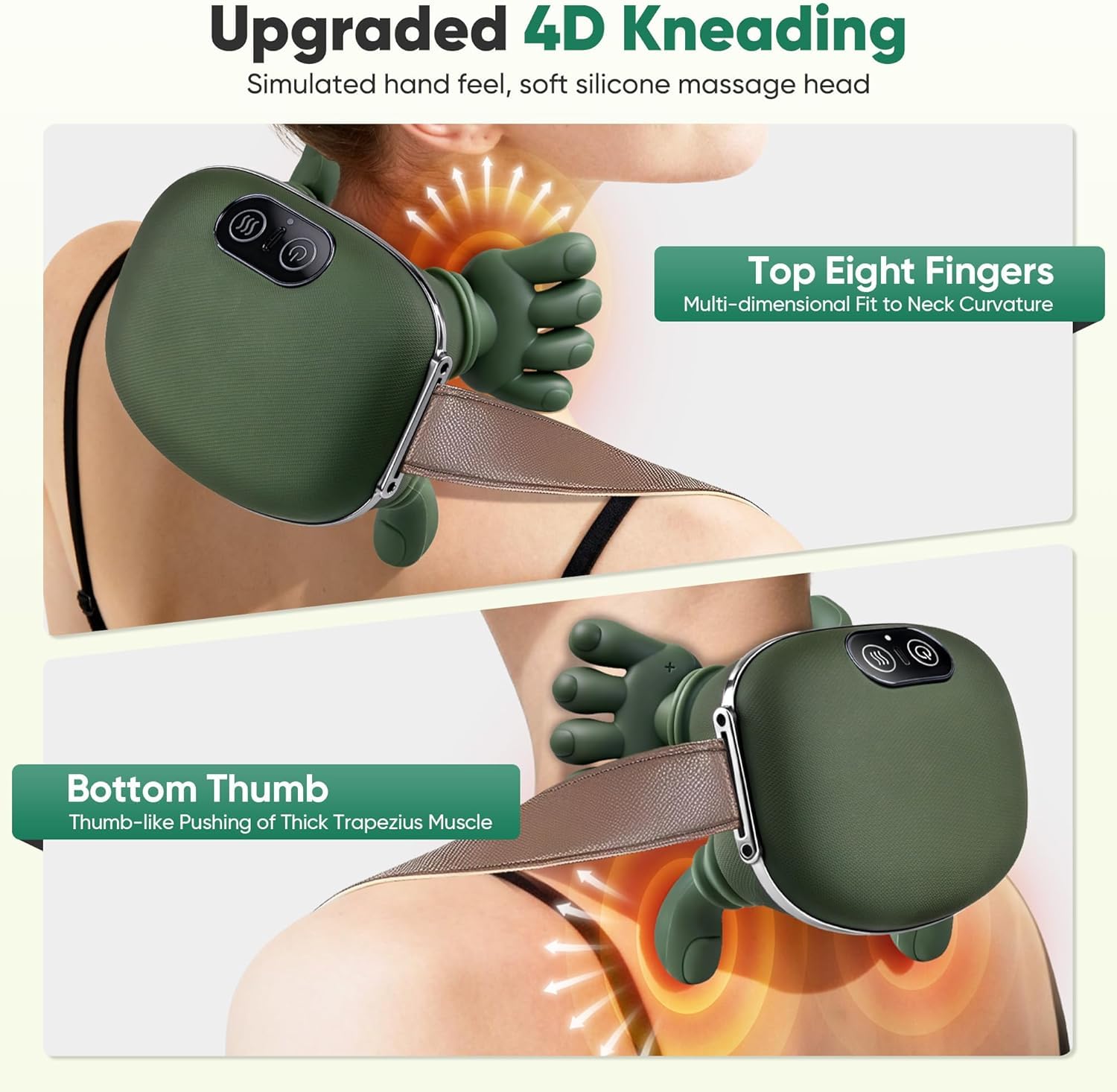 The Sunny Day Electric Neck & Shoulder Massager with Heat