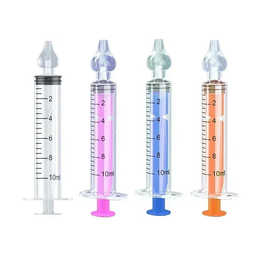 10ml Baby Medicine Dispenser Syringe with Soft Silicone Pacifier – Oral Liquid Feeder for Infants & Toddlers, BPA-Free Baby Medicine Dropper